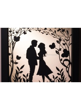 Σετ των 3 Intra απο ξύλο plywood 3mm-4mm πάχος - Πακέτο Cricut Valentine Decor  Δίασταση 4x4 cm INTRAFABR-86081904