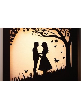Σετ των 3 Intra απο ξύλο plywood 3mm-4mm πάχος - Πακέτο Cricut Valentine Decor  Δίασταση 4x4 cm INTRAFABR-86034609
