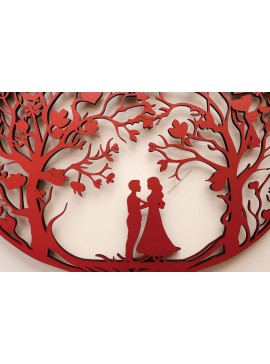 Σετ των 3 Intra απο ξύλο plywood 3mm-4mm πάχος - Σχέδια Cricut Valentine Cut Laser Δίασταση 4x4 cm INTRAFABR-88736164