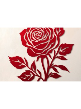 Σετ των 3 Intra απο ξύλο plywood 3mm-4mm πάχος - Cricut Valentine Rose  Cut  Δίασταση 4x4 cm INTRAFABR-112864329