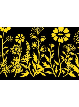 Σετ των 3 Intra απο ξύλο plywood 3mm-4mm πάχος - Πακέτο Cricut Wildflower Element  Δίασταση 4x4 cm INTRAFABR-85300391