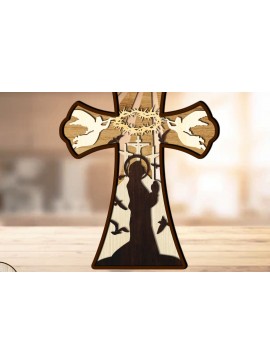 Σετ των 2 Intra απο ξύλο plywood 3mm-4mm πάχος - Διακοσμητικό πρότυπο πολλαπλών στρώσεων Δίασταση 9x12 cm INTRAFABR-88008228