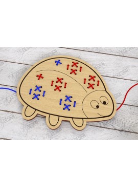 Σετ των 2 Intra απο ξύλο plywood 3mm-4mm πάχος - Cross Stitch Animals Cut Laser | CNC Δίασταση 15x15 cm INTRAFABR-122668653