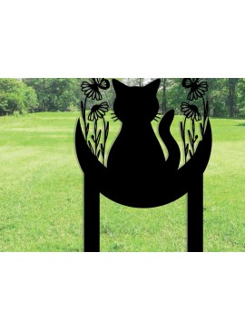 Σετ των 2 Intra απο ξύλο plywood 3mm-4mm πάχος - Προσαρμοσμένη μεταλλική πινακίδα Cat Garden με πασσάλους Δίασταση 3600x3600 cm INTRAFABR-106077490