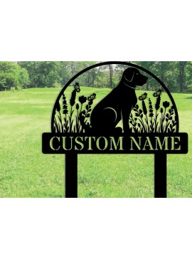 Intra απο ξύλο plywood 3mm-4mm πάχος - Προσαρμοσμένη μεταλλική πινακίδα Dog Garden με πασσάλους Δίασταση 3600x3600 cm INTRAFABR-106076455