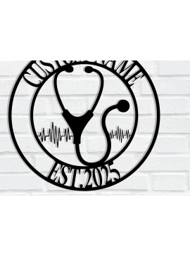 Σετ των 2 Intra απο ξύλο plywood 3mm-4mm πάχος - Προσαρμοσμένη μεταλλική πινακίδα γιατρού Δίασταση 3600x3600 cm INTRAFABR-119124821