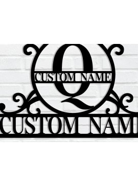 Σετ των 2 Intra απο ξύλο plywood 3mm-4mm πάχος - Προσαρμοσμένο μονόγραμμα μεταλλικό σημάδι Δίασταση 3600x3600 cm INTRAFABR-116605164