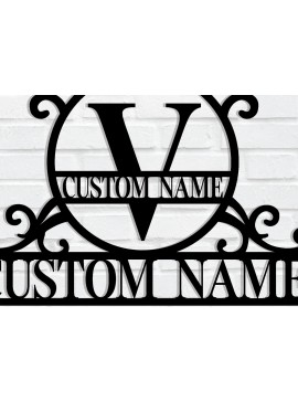 Σετ των 2 Intra απο ξύλο plywood 3mm-4mm πάχος - Προσαρμοσμένο μονόγραμμα μεταλλικό σημάδι Δίασταση 3600x3600 cm INTRAFABR-116605212