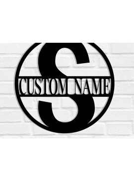 Σετ των 2 Intra απο ξύλο plywood 3mm-4mm πάχος - Προσαρμοσμένο μονόγραμμα μεταλλικό σημάδι Δίασταση 3600x3600 cm INTRAFABR-115955023