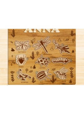 Σετ των 2 Intra απο ξύλο plywood 3mm-4mm πάχος - Προσαρμοσμένο παζλ για παιδιά, Ξύλινο πρότυπο Δίασταση 11x12 cm INTRAFABR-86872669