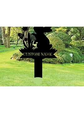 Σετ των 2 Intra απο ξύλο plywood 3mm-4mm πάχος - Custom Rabbit Metal Garden Stake Metal S Δίασταση 3600x3600 cm INTRAFABR-114413668