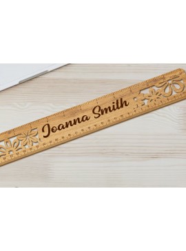 Σετ των 3 Intra απο ξύλο plywood 3mm-4mm πάχος - Προσαρμοσμένο διακοσμημένο πρότυπο χάρακα Δίασταση 5x1 cm INTRAFABR-100878269