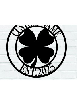 Σετ των 2 Intra απο ξύλο plywood 3mm-4mm πάχος - Προσαρμοσμένες μεταλλικές επιγραφές St Patrick Δίασταση 3600x3600 cm INTRAFABR-112637894