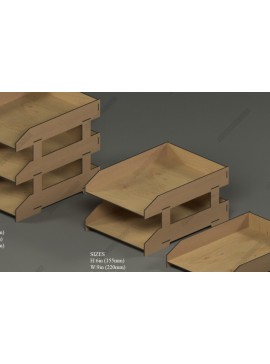 Intra απο ξύλο plywood 3mm-4mm πάχος - Προσαρμόσιμος δίσκος επιφάνειας εργασίας 068 Δίασταση 30x20 cm INTRAFABR-117741366