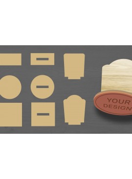Intra απο ξύλο plywood 3mm-4mm πάχος - Προσαρμογή υ λέιζερ μοτίβου σφραγίδας Δίασταση 30x20 cm INTRAFABR-107538894