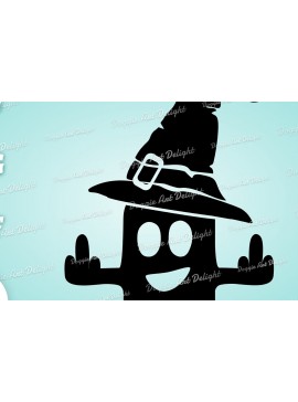 Σετ των 2 Intra απο ξύλο plywood 3mm-4mm πάχος - Χαριτωμένο Halloween Ghost Middle Finger  Δίασταση 15x15 cm INTRAFABR-78740948