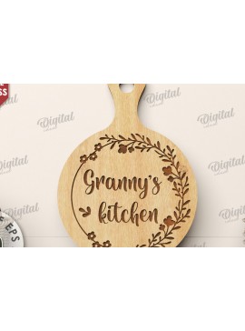 Intra απο ξύλο plywood 3mm-4mm πάχος - Πίνακας κοπής για το Grandma Laser Cut Δίασταση 40x50 cm INTRAFABR-111805111