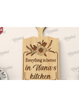 Intra απο ξύλο plywood 3mm-4mm πάχος - Πίνακας κοπής για το Grandma Laser Cut Δίασταση 40x50 cm INTRAFABR-111805252