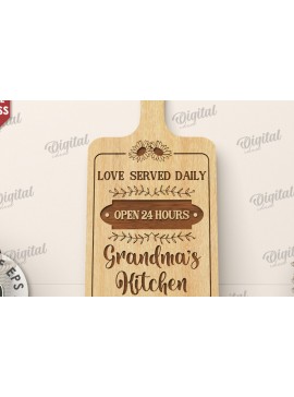 Intra απο ξύλο plywood 3mm-4mm πάχος - Πίνακας κοπής για το Grandma Laser Cut Δίασταση 40x50 cm INTRAFABR-111805276