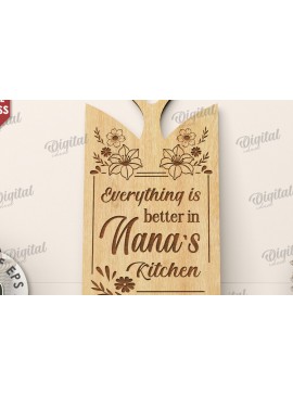 Intra απο ξύλο plywood 3mm-4mm πάχος - Πίνακας κοπής για το Grandma Laser Cut Δίασταση 40x50 cm INTRAFABR-111805310