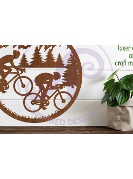 Intra απο ξύλο plywood 3mm-4mm πάχος - Πινακίδα τοίχου ποδηλασίας,  . Διάνυσμα Δίασταση 40x50 cm INTRAFABR-93955219