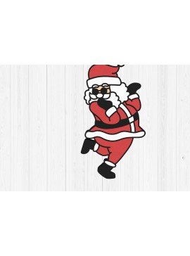Σετ των 3 Intra απο ξύλο plywood 3mm-4mm πάχος - Ταμπονάρισμα   Santa Ornament Δίασταση 6x6 cm INTRAFABR-109548313