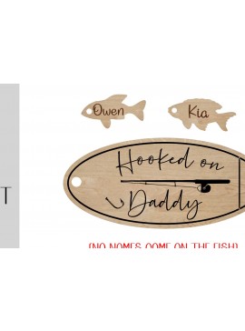 Σετ των 3 Intra απο ξύλο plywood 3mm-4mm πάχος - Μπρελόκ για ψάρεμα Δίασταση 4x4 cm INTRAFABR-12000916