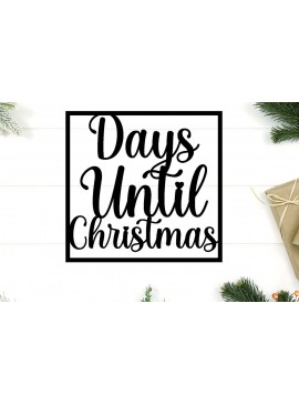 Intra απο ξύλο plywood 3mm-4mm πάχος - ΜΕΡΕΣ ΜΕΧΡΙ ΤΑ ΧΡΙΣΤΟΥΓΕΝΝΑ METAL WALL ART LASE Δίασταση 40x50 cm INTRAFABR-82758052