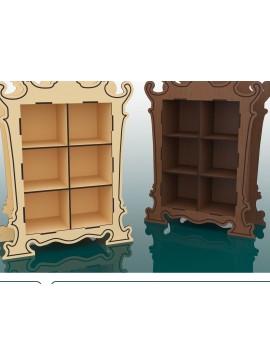 Intra απο ξύλο plywood 3mm-4mm πάχος - Διακοσμητικά αρχεία βάσης προβολής 6 θέσεων Δίασταση 260x100 cm INTRAFABR-68058287