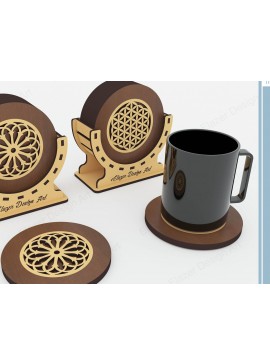 Intra απο ξύλο plywood 3mm-4mm πάχος - Διακοσμητικά Σουβέρ σε Κουτιά Laser Cut  Δίασταση 105x54 cm INTRAFABR-72392271