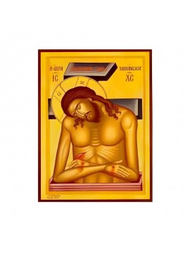 Σετ των 2 Εικόνα Ορθοδοξίας με περίγραμμα χρυσό σε ξύλο Φλαμουρίας  με  βάση Εικόνα Άκρα Ταπείνωση Χειροποίητη Ελληνορθόδοξη , Κρεμαστή πλάκα βυζαντινής τέχνης, χριστιανική τέχνη Διάσταση 10x7 cm (3,9 x 2,8 ίντσες) INTRAEK-670854