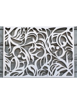 Σετ των 2 Intra απο ξύλο plywood 3mm-4mm πάχος - Διακοσμητικό πρότυπο πάνελ κοπής λέιζερ  Δίασταση 20x20 cm INTRAFABR-92379114