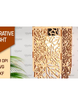 Σετ των 2 Intra απο ξύλο plywood 3mm-4mm πάχος - Διακοσμητική ελαφριά . Ξύλινο Φωτιστικό Δίασταση 30x20 cm INTRAFABR-103468499