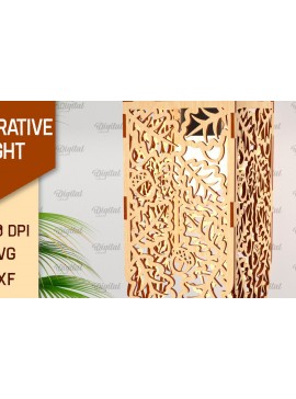 Σετ των 2 Intra απο ξύλο plywood 3mm-4mm πάχος - Διακοσμητική ελαφριά . Ξύλινο Φωτιστικό Δίασταση 30x20 cm INTRAFABR-103468655