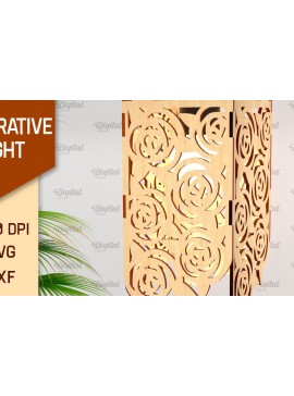 Σετ των 2 Intra απο ξύλο plywood 3mm-4mm πάχος - Διακοσμητική ελαφριά . Ξύλινο Φωτιστικό Δίασταση 30x20 cm INTRAFABR-103468795