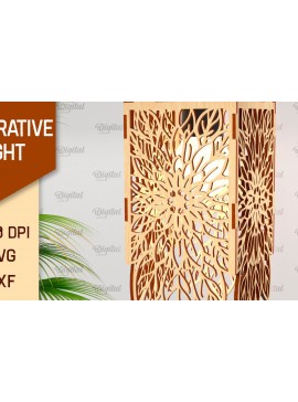 Intra απο ξύλο plywood 3mm-4mm πάχος - Διακοσμητική ελαφριά . Ξύλινο Φωτιστικό Δίασταση 30x20 cm INTRAFABR-103468348