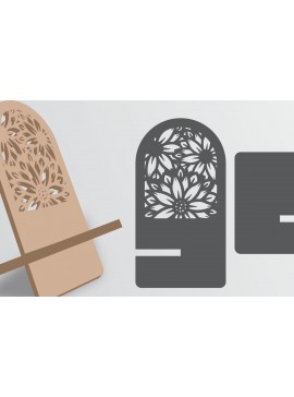 Intra απο ξύλο plywood 3mm-4mm πάχος - Διακοσμητική θήκη τηλεφώνου Lasercut Δίασταση 30x20 cm INTRAFABR-119953239