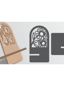 Intra απο ξύλο plywood 3mm-4mm πάχος - Διακοσμητική θήκη τηλεφώνου Lasercut Δίασταση 30x20 cm INTRAFABR-119953254