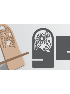 Intra απο ξύλο plywood 3mm-4mm πάχος - Διακοσμητική θήκη τηλεφώνου Lasercut Δίασταση 30x20 cm INTRAFABR-119953263