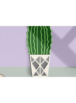 Σετ των 3 Intra απο ξύλο plywood 3mm-4mm πάχος - Διακοσμητικό παχύφυτο, Διακόσμηση Δίασταση 3x5 cm INTRAFABR-100957121