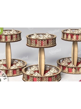 Intra απο ξύλο plywood 3mm-4mm πάχος - Διακοσμητικοί Δίσκοι Δίσκοι Κοπής Laser Δίασταση 30x20 cm INTRAFABR-110761279