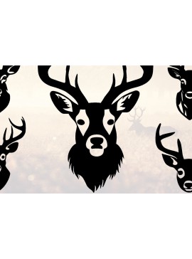 Intra απο ξύλο plywood 3mm-4mm πάχος - Πακέτο  Cut Laser Deer Δίασταση 40x50 cm INTRAFABR-61743453