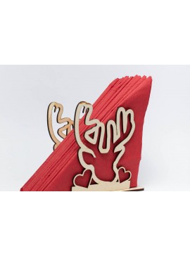 Σετ των 3 Intra απο ξύλο plywood 3mm-4mm πάχος - Θήκη χαρτοπετσέτας ελαφιού Δίασταση 6x6 cm INTRAFABR-69143532