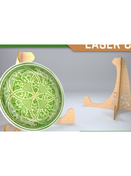 Σετ των 2 Intra απο ξύλο plywood 3mm-4mm πάχος - Σχεδιασμός . Easel Stands Laser Cut Δίασταση 30x20 cm INTRAFABR-82462199