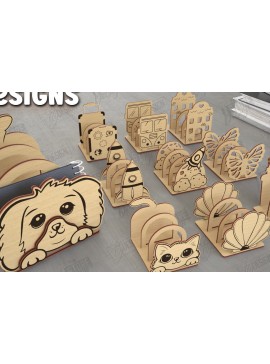 Intra απο ξύλο plywood 3mm-4mm πάχος - Desk Organizer Bundle|Supplies Organizer Δίασταση 30x20 cm INTRAFABR-113933140