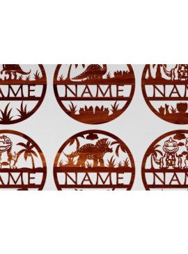 Σετ των 2 Intra απο ξύλο plywood 3mm-4mm πάχος - Πακέτο   Sign Sign Laser Cut Δίασταση 30x20 cm INTRAFABR-100242069