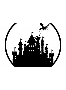 Σετ των 2 Intra απο ξύλο plywood 3mm-4mm πάχος -   Dinosaur with Lager Cut Δίασταση 30x20 cm INTRAFABR-36453520