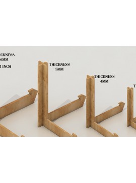 Intra απο ξύλο plywood 3mm-4mm πάχος - Πιατοθήκη πλαισίου πιάτων, Οθόνη πλαισίου Δίασταση 30x20 cm INTRAFABR-39427138