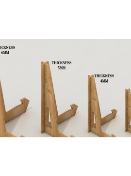 Σετ των 2 Intra απο ξύλο plywood 3mm-4mm πάχος - Βάση πλαισίου πιάτων /   θήκης πιάτων Δίασταση 30x20 cm INTRAFABR-39427279