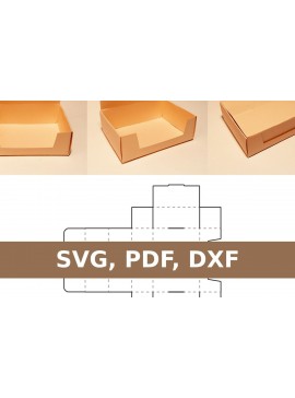 Σετ των 2 Intra απο ξύλο plywood 3mm-4mm πάχος - Πλαίσιο εμφάνισης Δίασταση 20x20 cm INTRAFABR-33139714
